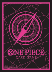 One Piece Card Game Official Sleeves - Standard Black and Pink (70-Pack)